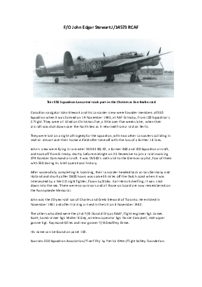 A preview of a PDF biography for Stewart, John Edgar
